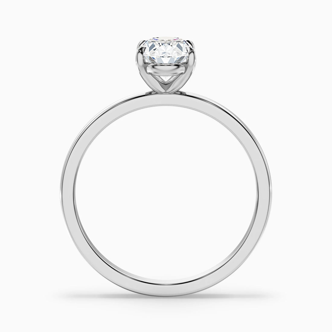 Gloriana Oval Solitaire Moissanite Ring